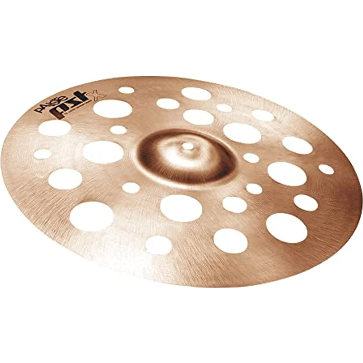 Paiste 16" PSTX Swiss Thin Crash, Schlagzeugbecken mit seidenmatter Oberfläche, explosive Ansprache und schnelle Ausklingzeit – Bild 3