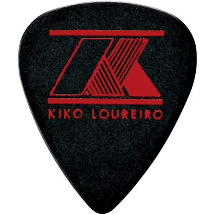 Ibanez Kiko Loureiro Picks B1000KL-BK, Signature Plektren 351-Form, Polyacetal, Stärke 1,2mm, schwarz, Set mit 6 Stück – Bild 2