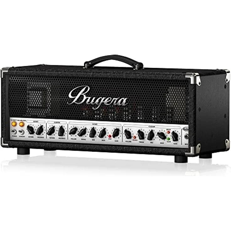 Bugera 6262 Infinium, E-Gitarren-Topteil mit 120 Watt, Vollröhre, 2 Kanäle, integrierter Hall, FX-Loop, inkl. Fußschalter – Bild 3
