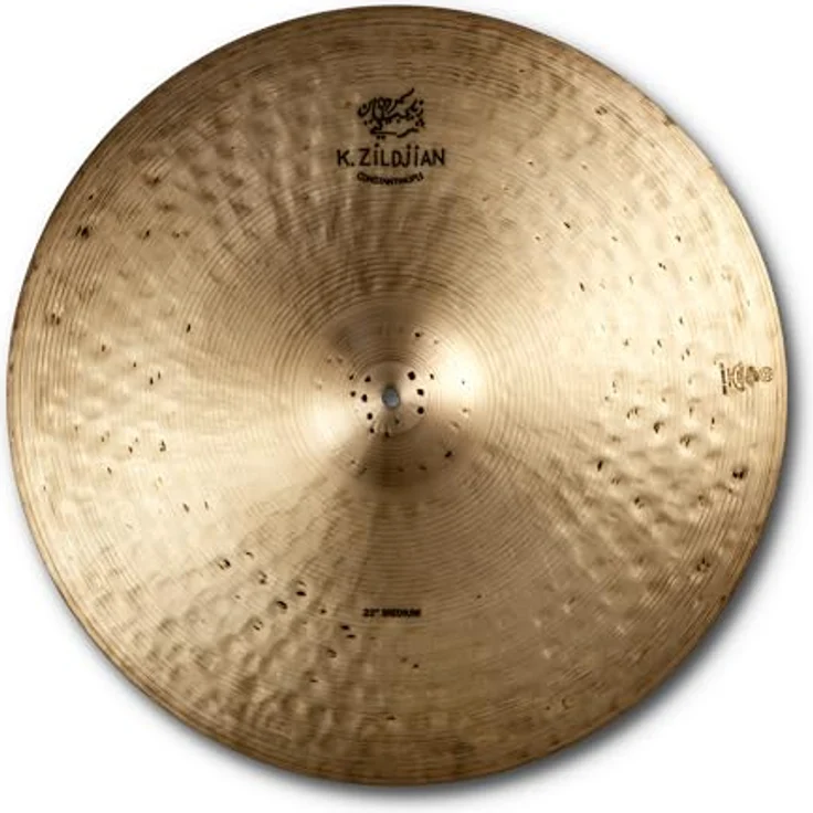 Zildjian 22" K Constantinople Medium Ride, Schlagzeugbecken mit definiertem Stick Sound und angenehmem Obertönen – Bild 1