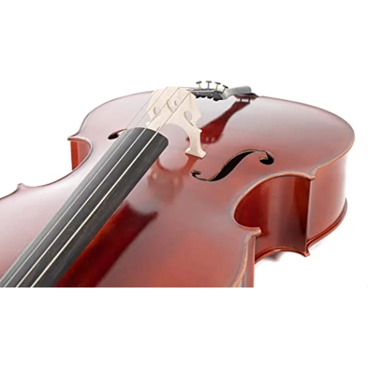 Gewa Pure Celloset EW 4/4, Cello mit massiver Fichtendecke, dunkler Lackierung und Ebenholz-Griffbrett – Bild 6