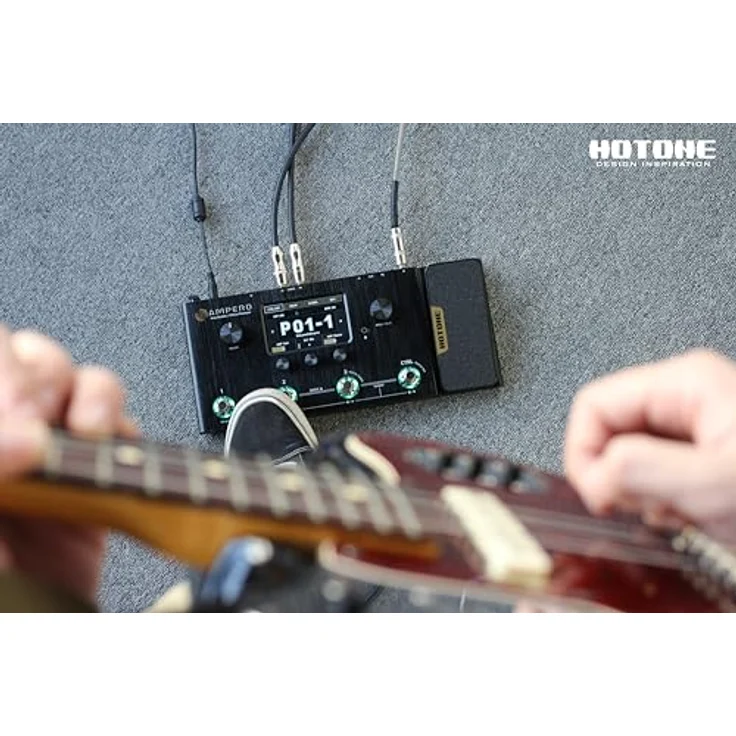 Hotone Ampero, Gitarren-Multieffekte Pedal mit 244 Effekten, 64 Amp Models, 4" Touchscreen und USB Audio Interface – Bild 7