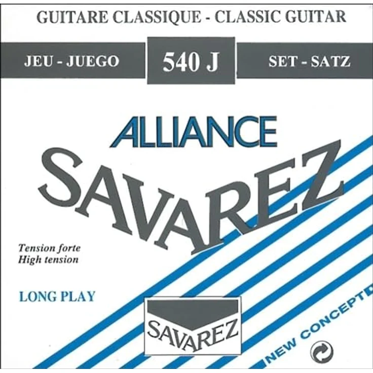 Savarez 540J Alliance, Gitarrensaiten für Konzertgitarre, Carbon, hohe Spannung, blau – Bild 1