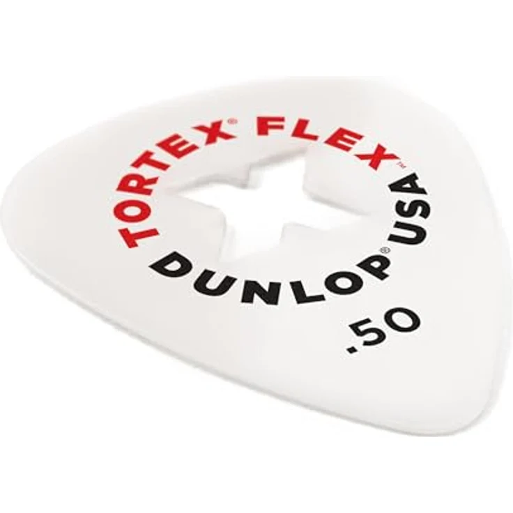 Dunlop Tortex Flex X Pick .50 mm, Plektrum Pack mit 12 Stück, Standardform, Tortex Material – Bild 2