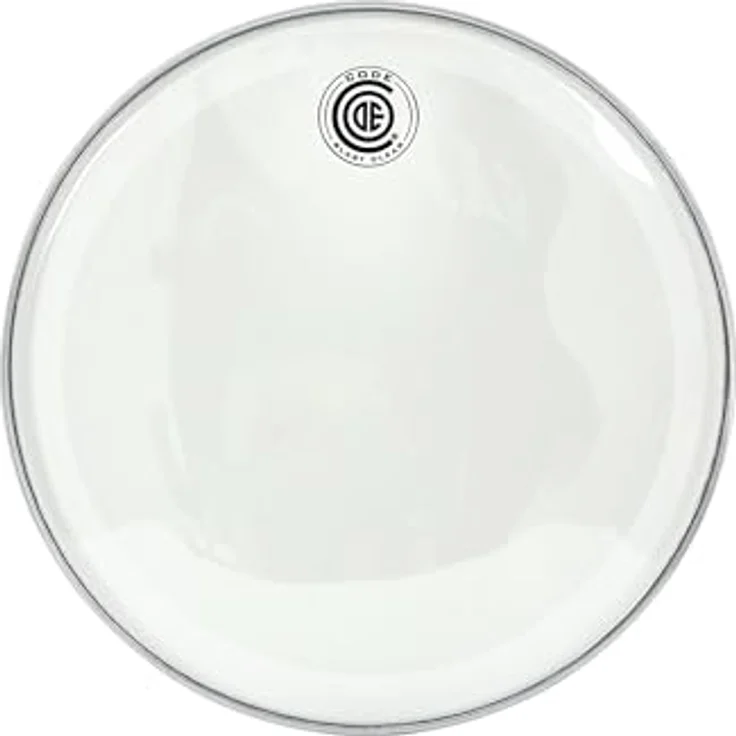 Code 22" Blast Clear Bass Drum Head, einlagig mit Dämpfungsring, transparent, Grip-Tight Hoops aus Aluminium, klassischer Allround Sound mit Obertonkontrolle und Fokus auf Low-End – Bild 2
