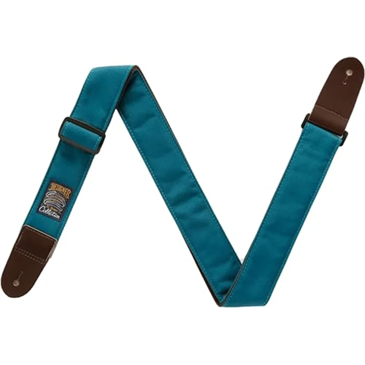 Ibanez Designer Collection Strap B, Gitarrengurt in Deep Blue, verstellbar bis 1700 mm, 50 mm breit mit Lederenden – Bild 1