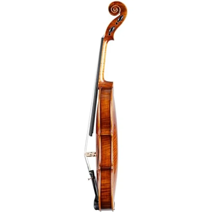 Yamaha V10 SG, 4/4 Violine im Set mit Koffer und Bogen, massive Fichtendecke und flammender Ahornboden, handgefertigte Öl-Lackierung, Ebenholzgriffbrett – Bild 5