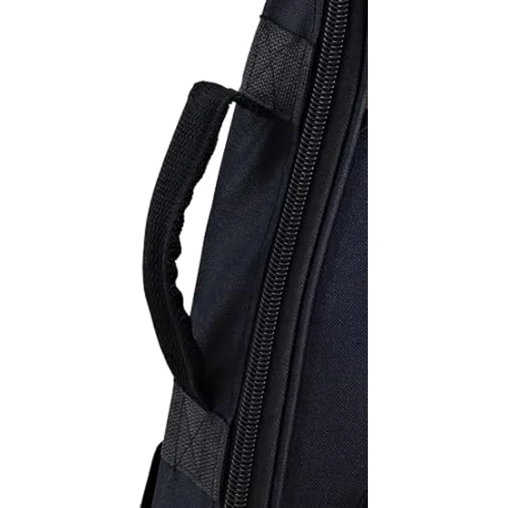 Ortega Guitars Pro Series Bag ONB14, 1/4 Klassische Gitarrentasche aus Nylon, Schwarz, mit breitem Halsgurt und gepolsterten Schultergurten – Bild 3