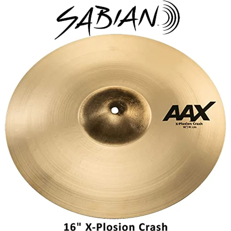 Sabian 16" AAX AAXplosion Crash, Brillant Becken mit klarem, definiertem Sound und großem Dynamikbereich, für alle Musikstile geeignet – Bild 2