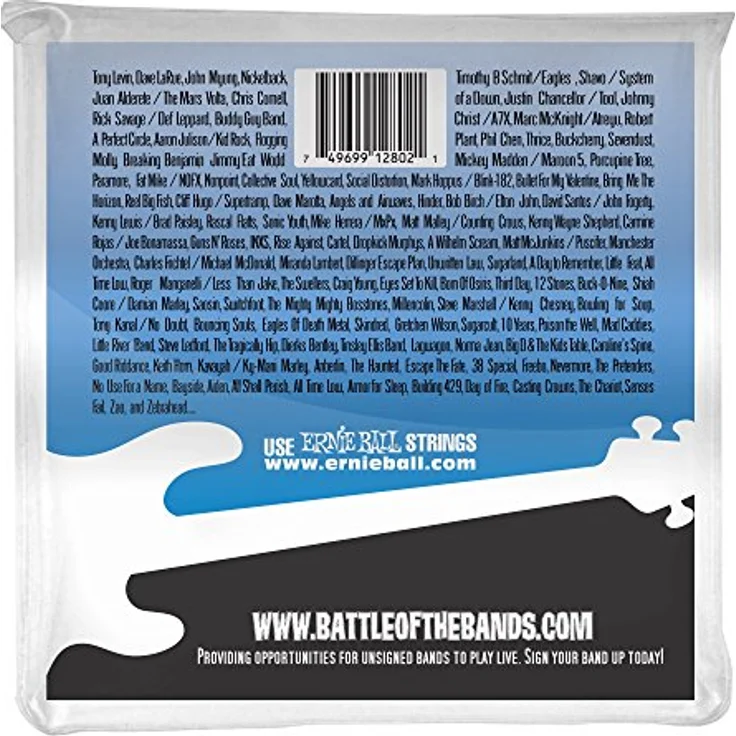 Ernie Ball Flatwound Group I E-Bass-Saiten, Stärke 55-110, für warmen Ton und reduziertes Fingergeräusch – Bild 2