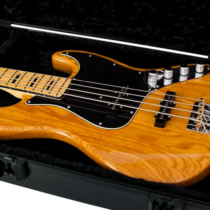 Gator TSA Bass Guitar Case, Koffer für E-Bass mit TSA-zugelassenem Zentralverschluss, schwarz – Bild 17