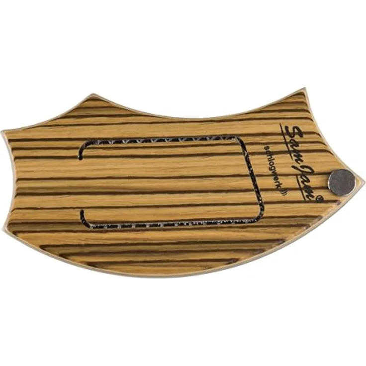 Schlagwerk SamJam Guitar Snare SJ110Z, Percussion für Klassik- und Westerngitarren, Zebrano Design, handmade in Germany