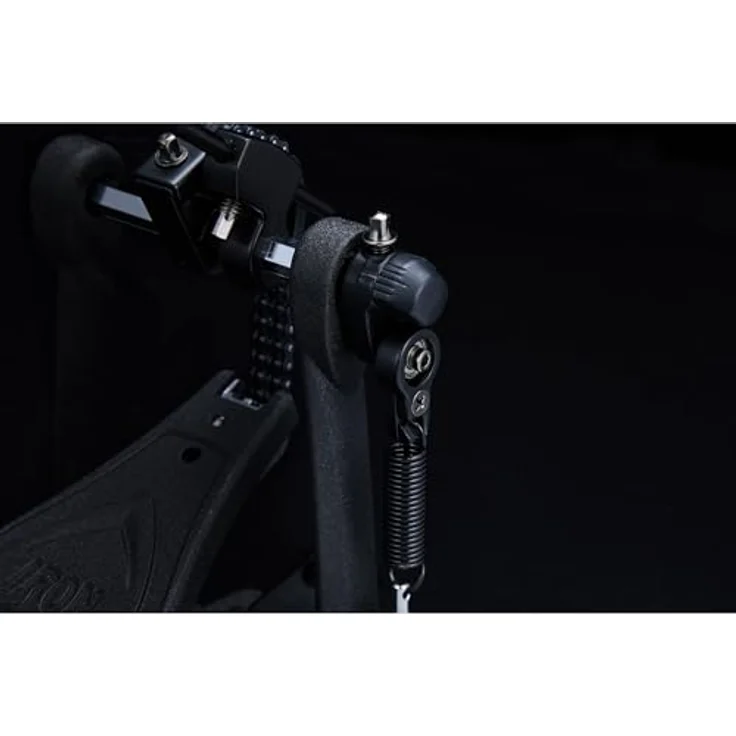 Tama Iron Cobra HP600DMB, Einzelfußmaschine der Dark Shadow Edition, matte schwarze Oberfläche, Duo Glide Kettenblatt, doppelte Kette – Bild 6