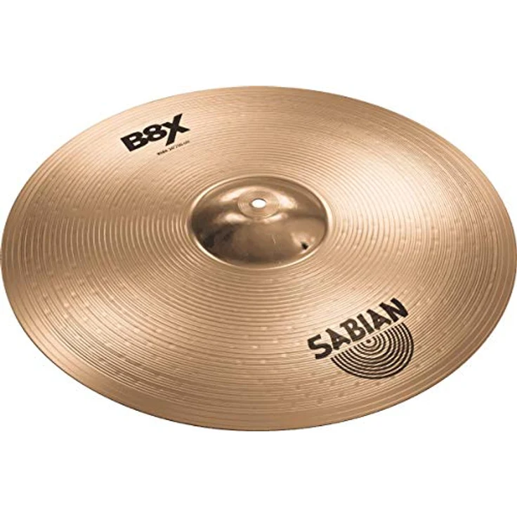 Sabian 20" B8X Ride, Schlagzeugbecken aus B8 Bronze mit gehämmerter Glocke und natürlichem Finish, warmer und komplexer Sound – Bild 1