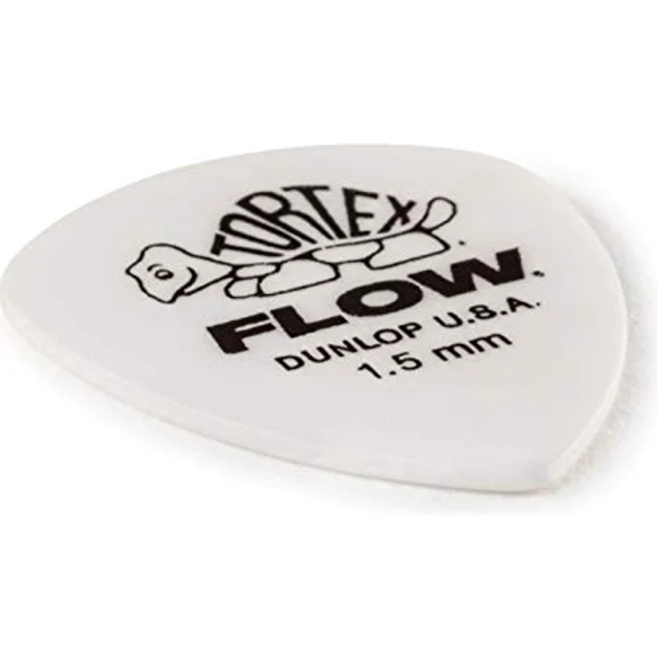 Dunlop Flow Standard Pick Set 1,50 mm, 12er Pack Plektren aus Tortex in Weiß, langlebig und präzise – Bild 3