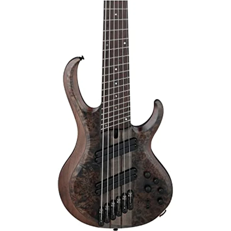 Ibanez BTB806MS-TGF, 6-saitiger Multiscale E-Bass mit Ahorn/Walnus-Hals, Transparent Gray Flat – Bild 3