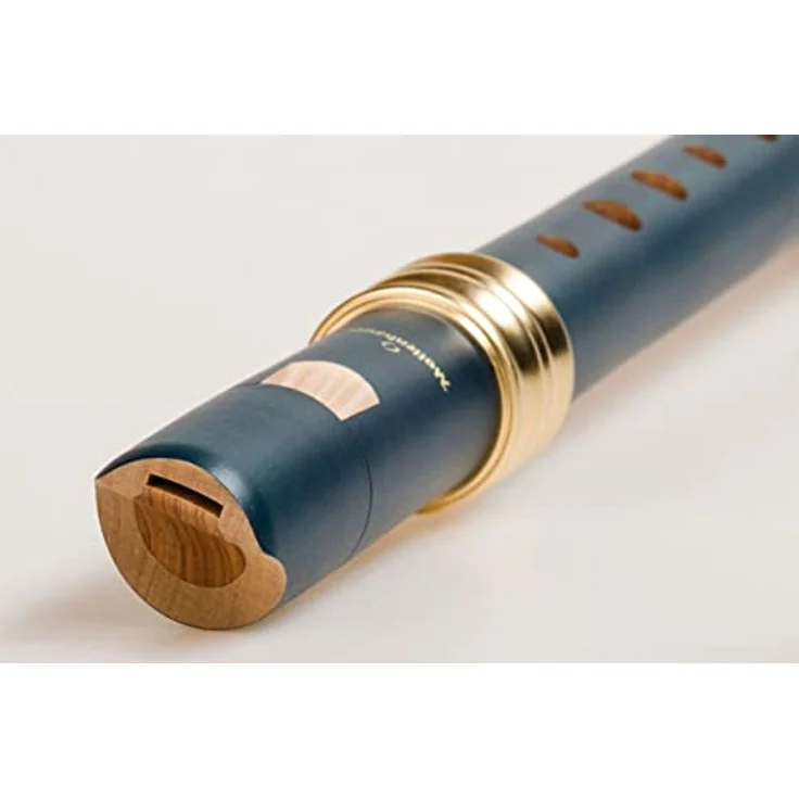 Mollenhauer 4119B Adris Dream Soprano, Sopranblockflöte aus Birnbaum, blau, barocke Griffweise mit Doppelloch und vollem Klang – Bild 4