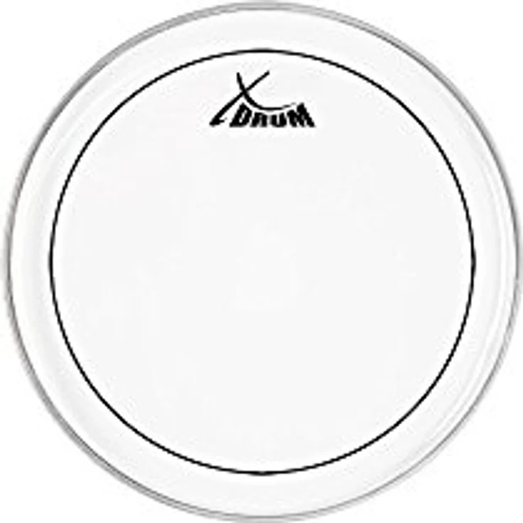 XDrum 10" Oil Hydraulic Schlagzeugfell, zweilagig transparent für saubere Klangverteilung und tiefen Sound, kurzes Sustain – Bild 1
