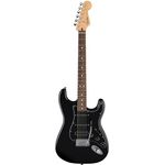 Fender Standard Strat HSS E-Gitarre, Pappel-Korpus, Ahorn-Hals, schwarzes Schlagbrett, Black