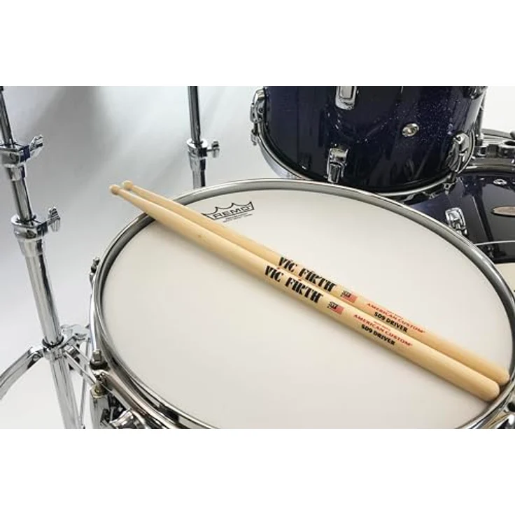 Vic Firth SD9 Driver Maple, Drumsticks aus Ahornholz mit ovalem Holzkopf, 413 mm Länge, 15,5 mm Durchmesser, ideal für Jazz – Bild 2