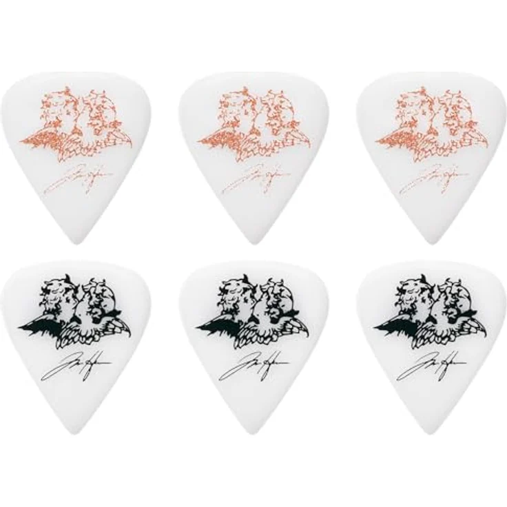 Ibanez P1000TH-C1 Tim Henson, Signature Plektrum Set mit 3x Pink & 3x Black, Teardrop-Form, 1,11mm Stärke, Made in Japan – Bild 3