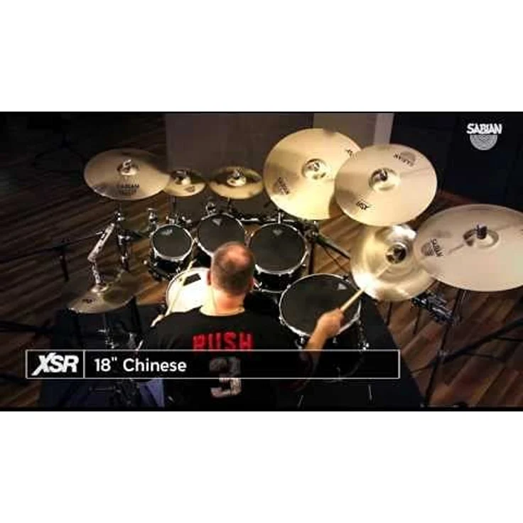 Sabian 14" XSR X-Celerator Hi-Hat, B20 Bronze, brillanter Sound, gewelltes Bottom Becken – Bild 6