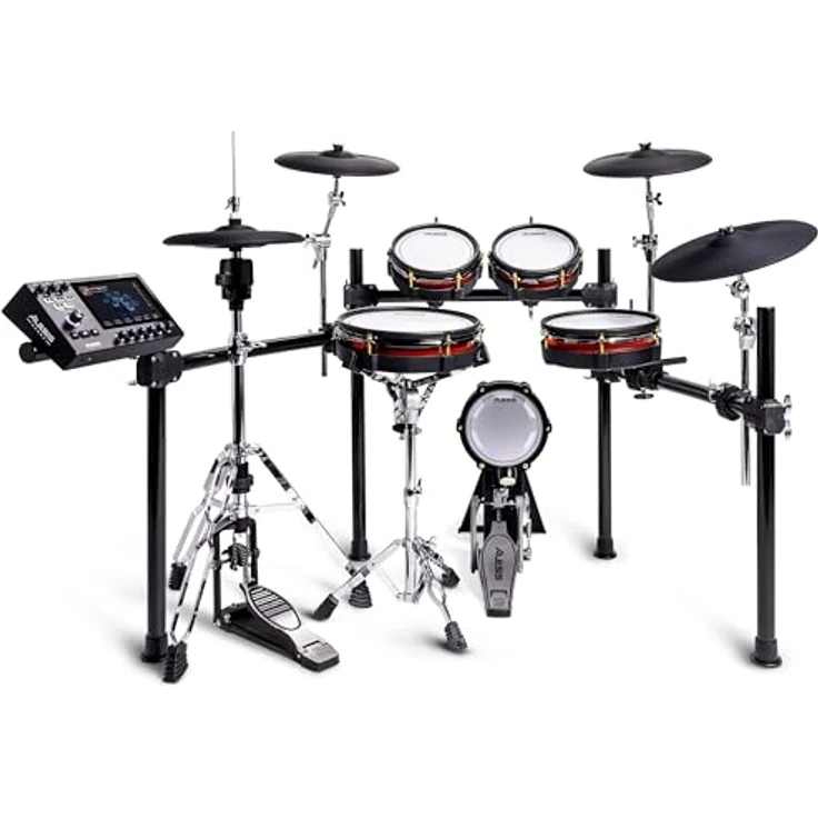 Alesis Strata Core E-Drum Kit, professionelles E-Drum Set mit 7" Touch Display, BFD3 Sound Engine, 370 Kit Pieces, Mesh-Pads und 25 GB Speicher – Bild 9
