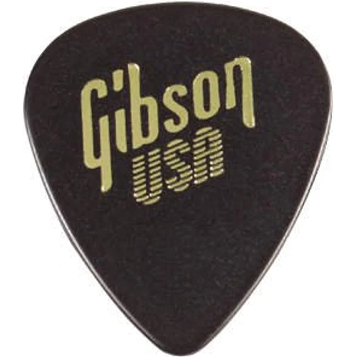 Gibson Standard Pick Set Thin, 50 Stück Plektren in klassischer 351 Form, Stärke 0,46 mm, inkl. Metallbox – Bild 2