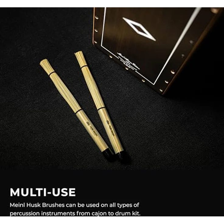 Meinl SB307 Husk Brush, Paar Hot Rods aus Stroh für weichen Sound, Durchmesser 23mm, Länge 377mm, Gewicht 104g, made in Germany – Bild 5