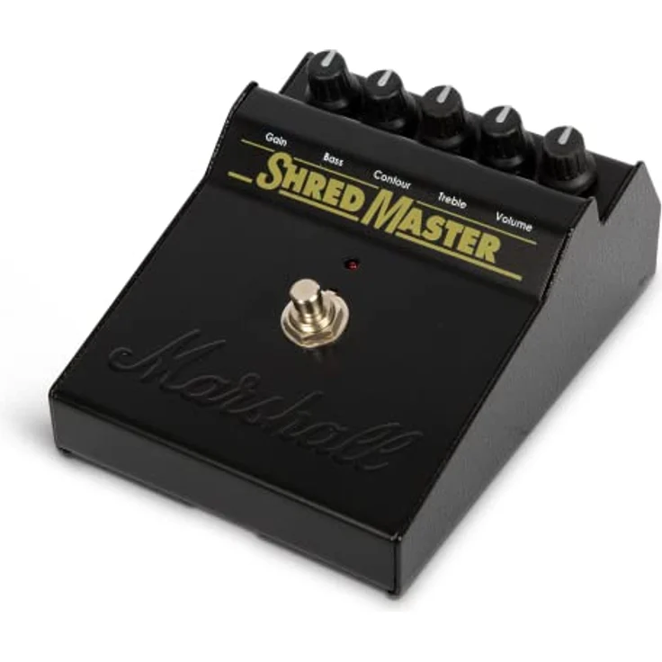 Marshall Shredmaster, Distortion Effektpedal für E-Gitarre, neuauflage des legendären Originals mit Gain, Bass, Contour, Treble und Volume Reglern, Made in UK – Bild 2