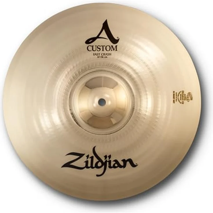Zildjian 14" A-Custom Fast Crash, Schlagzeugbecken mit brillantem Klang und weichem Ausklingverhalten – Bild 1