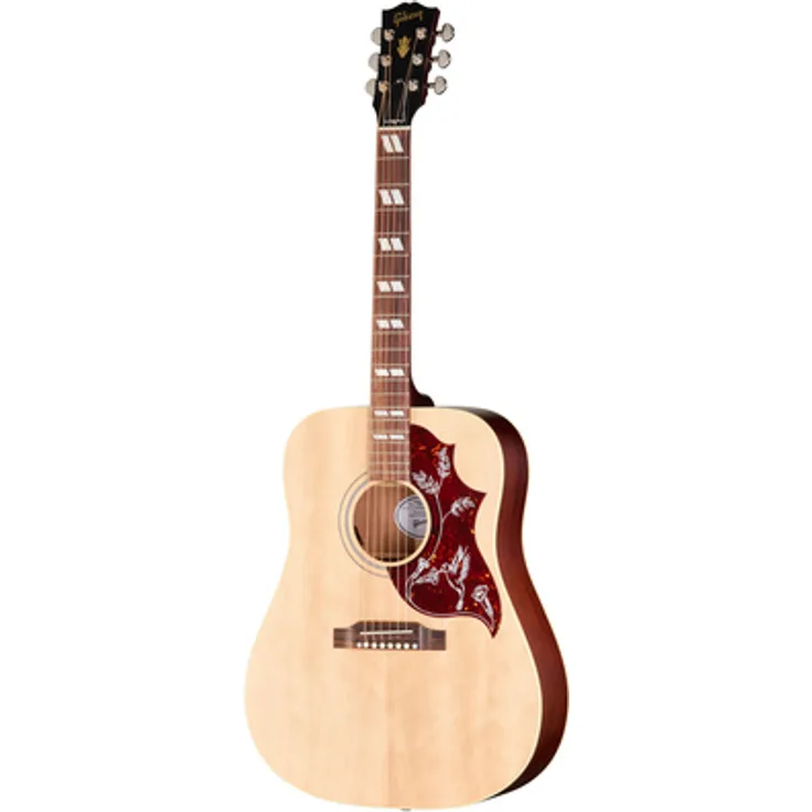 Gibson Hummingbird Special SN, Westerngitarre Dreadnought in Satin Natural, Sitkafichte massiv, Mahagoni, L.R. Baggs Tonabnehmer, inkl. Gigbag