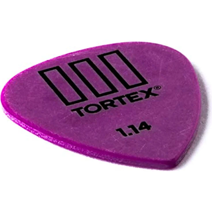 Dunlop Tortex III Riffle Plektrum, Players Pack mit 12 Stück, Stärke 1.14, purple – Bild 3