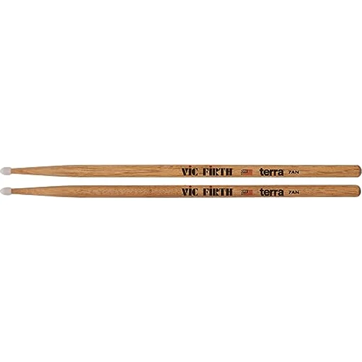 Vic Firth 7AN Terra Series, Drumsticks aus Hickory mit Nylon Tipp, 394 mm lang, 13,7 mm Durchmesser, einzigartiges Beizverfahren – Bild 1