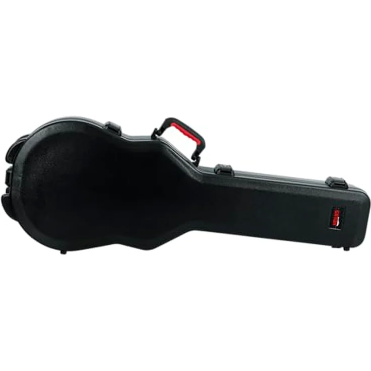 Gator TSA SC Guitar Case, Gitarrenkoffer für Single Cut E-Gitarre mit TSA-zugelassenem Zentralverschluss, schwarz – Bild 10
