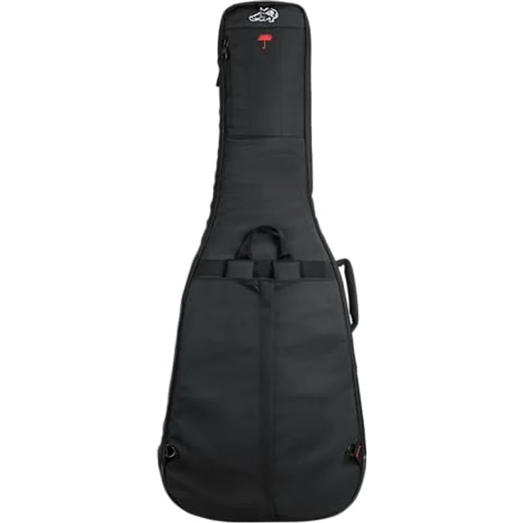 Gator G-PG E/A Double Bag, Doppel Gigbag für E-Gitarre und Akustikgitarre, schwarz, ultra dick gepolstert, Regenüberzug, Rucksackgurte – Bild 12