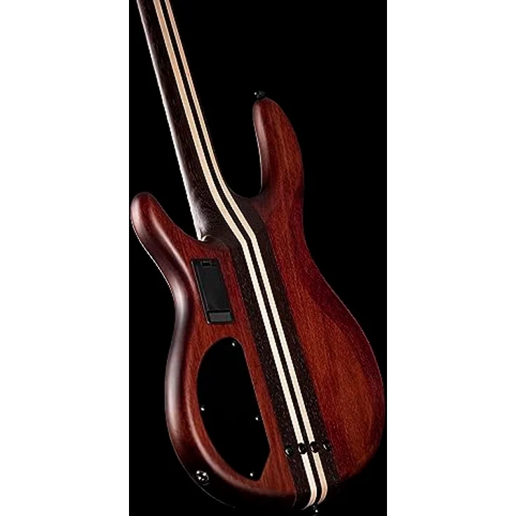 Cort A4 Ultra Ash, E-Bass aus Mahagoni mit Sumpfesche-Decke, 24 Bünde, Fishman Fluence Tonabnehmer, Natur – Bild 4