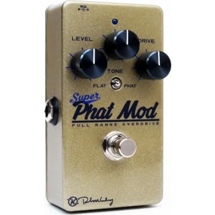 Keeley Super Phat Mod Full Range OD, Overdrive Effekt Pedal mit röhren-artigen JFET Gain-Stufen, True Bypass und Kippschalter für Flat/Fat Modi – Bild 2