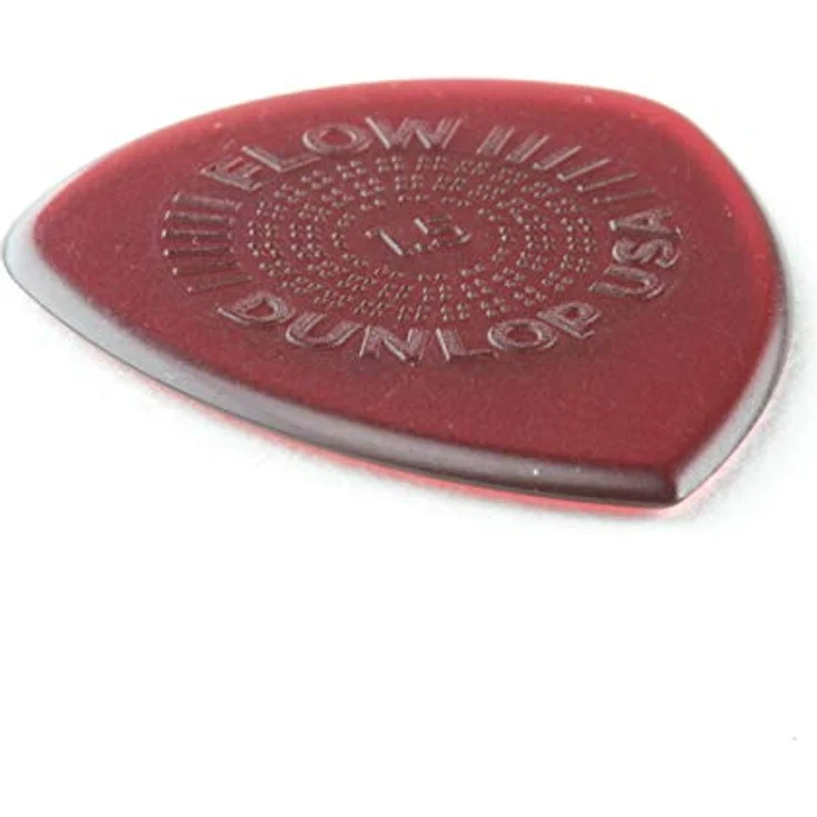 Dunlop Flow Standard Picks 1.50 mm, Plektren Refill Pack mit low-profile Grip, oxblood, 24 Stück – Bild 4