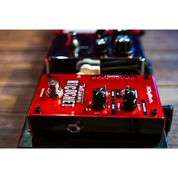 Digitech Pitch Shifter Whammy Ricochet, kompakter Effektpedal mit 7 wählbaren Intervallen und polyphonem Chords Modus – Bild 12