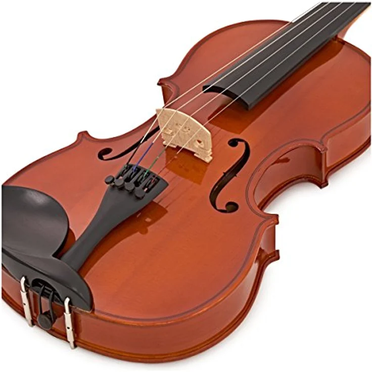 Gear4music Schüler-Violine 4/4, hochwertige Anfängervioline aus Tonhölzern mit leichter Spielbarkeit und Feinstimmern, inkl. Bogen und Koffer – Bild 5