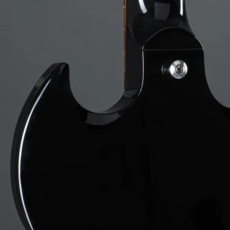 Gibson SG Bass Ebony, E-Bass mit Mahagoni Korpus und Palisander Griffbrett, 774 mm Mensur, schwarz, inkl. Koffer, Made in USA – Bild 8