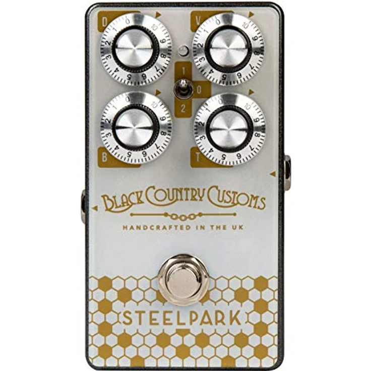 Laney Steelpark, Boutique Overdrive Boost Pedal mit 4 Reglern und 3 Betriebsmodi, handgefertigt in Großbritannien, Metallgehäuse – Bild 1