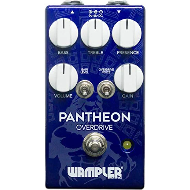 Wampler Pantheon Overdrive, transparentes Overdrive-Pedal mit Bass-, Treble-, Presence-, Volume- und Gain-Reglern, made in USA – Bild 2