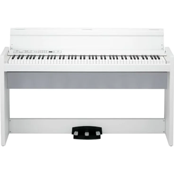 Korg LP-380U WH, Digital Piano mit 88 Tasten RH3, 30 Sounds, 120-stimmiger Polyphonie, weiß