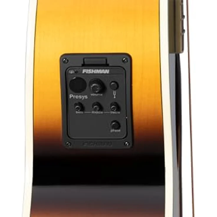 Epiphone J-200 EC Studio VS, Jumbo Westerngitarre mit massiver Fichten Decke, Ahorn Korpus, Cutaway und Vintage Sunburst – Bild 4