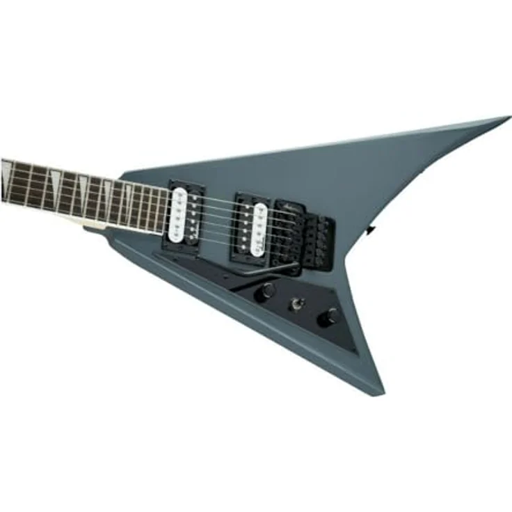 Jackson JS32-L Rhoads AH SG, Linkshänder E-Gitarre mit Linde Korpus, Ahorn Hals, 24 Jumbo Bünden, 2x Humbucker, Satin Gray – Bild 6