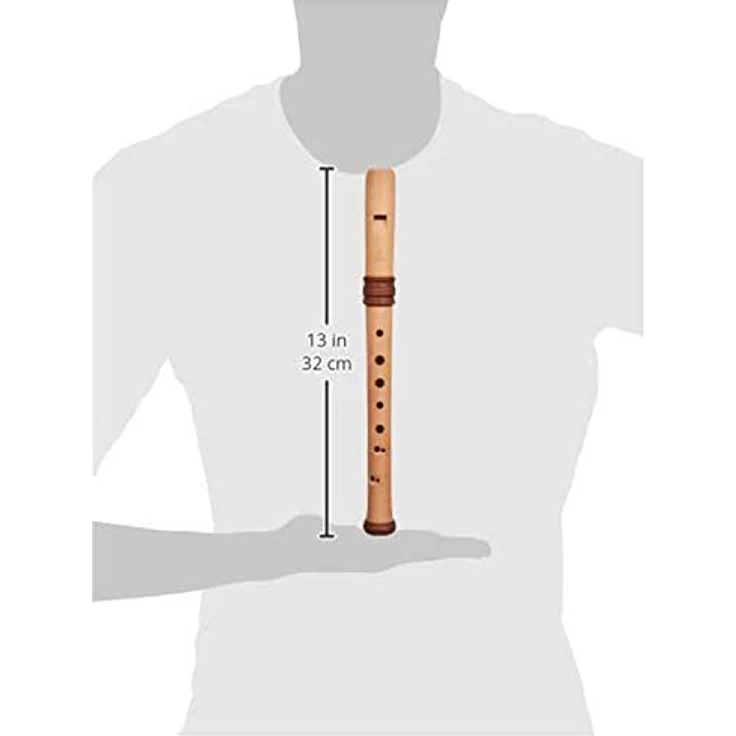 Mollenhauer 4119 Adris Dream Recorder, Sopranblockflöte aus Birnbaum, natur, barocke Griffweise, Doppelloch, 2 Oktaven Umfang, inkl. Tasche – Bild 3