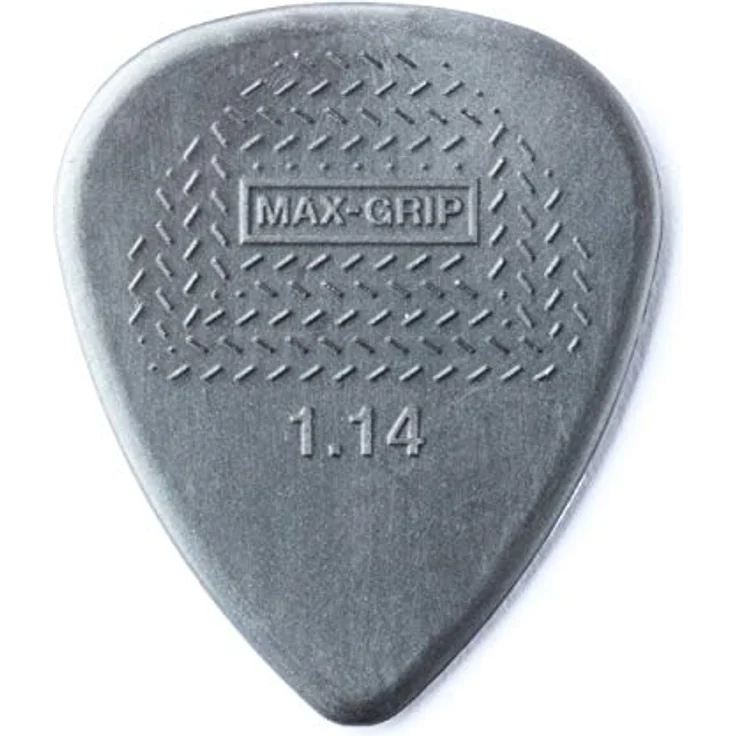 Dunlop Nylon Max Grip 1,14 mm, Plektrum Set mit 12 Stück für Spieler – Bild 5