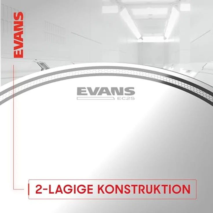 Evans EC Snare 10", B10ECSRD, Reverse Dot Snare Batter, hochwertiges Schlagzeugfell – Bild 3